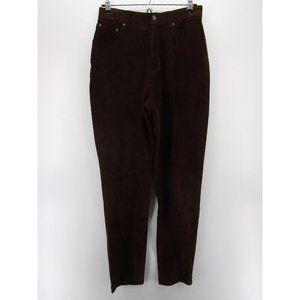 VINTAGE Express Pants 9 10 Leather High Rise Motorcycle Moto NWT *